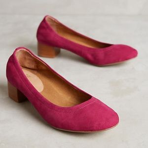 Anthropologie Jasper & Jeera Gilen Heels in Suede